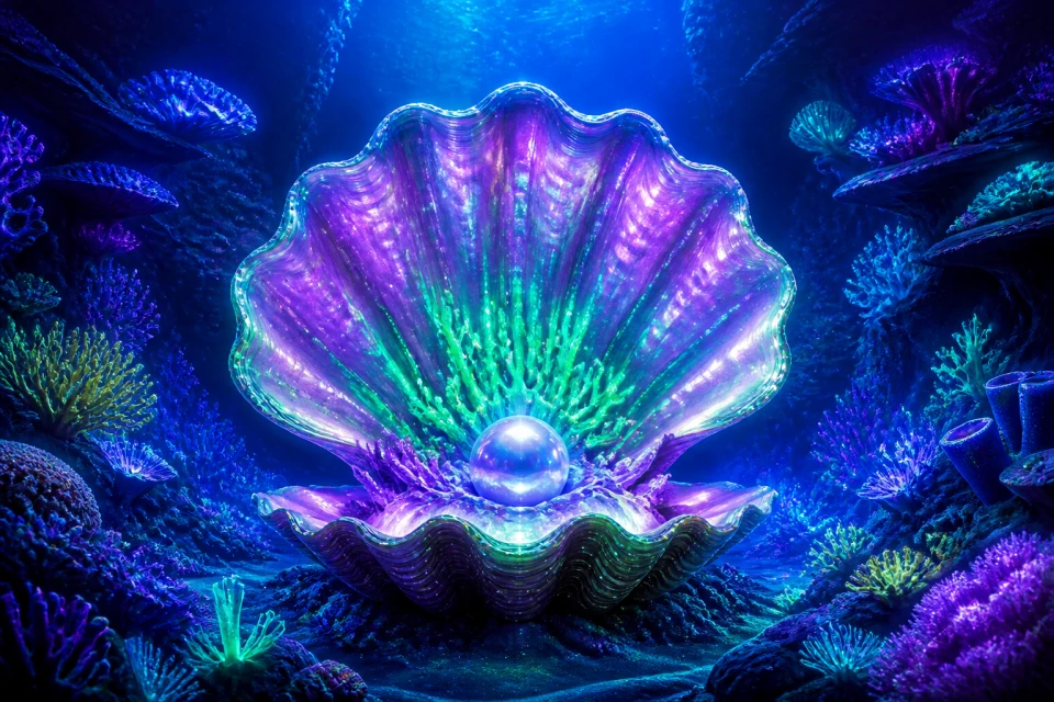 Neon Abyss Reef cinematic game cover