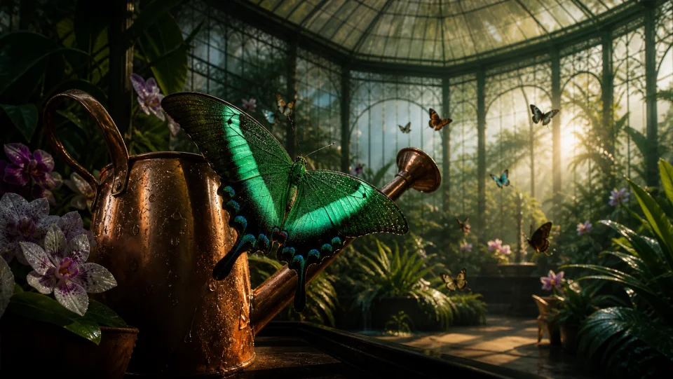 Butterfly Conservatory cinematic game cover