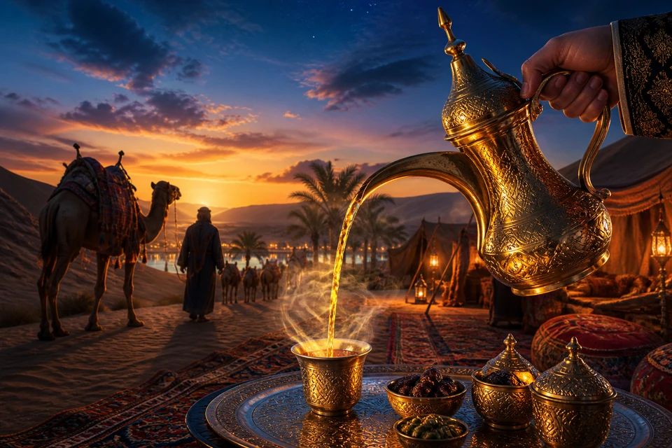 Oasis of Golden Tea cinematic game cover