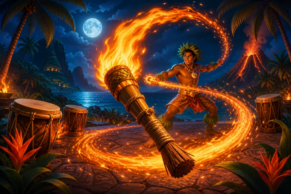 Island Inferno: Fire Twirl cinematic game cover