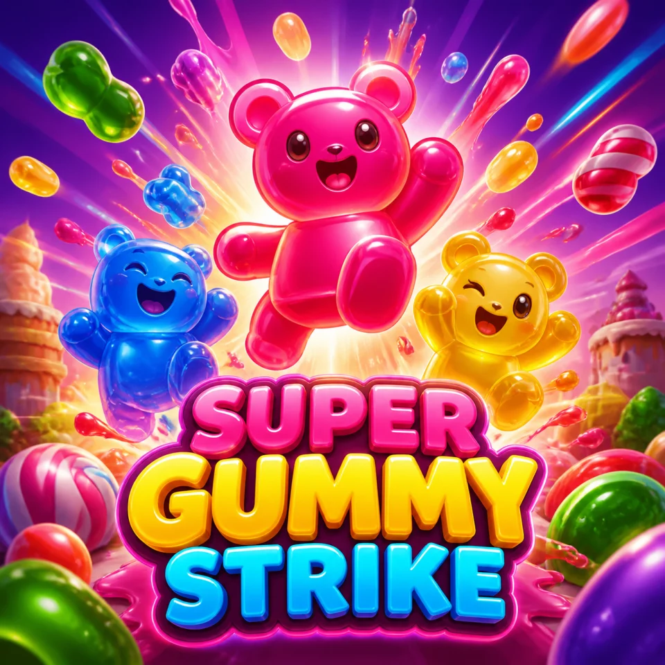 Super Gummy Strike cinematic game cover
