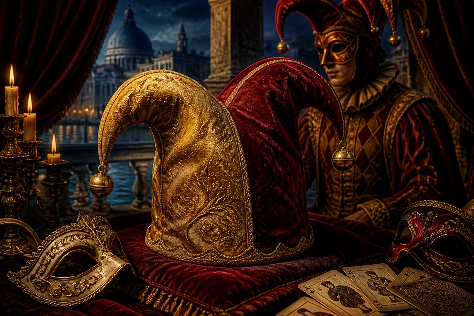 Harlequin's Masquerade cinematic game cover