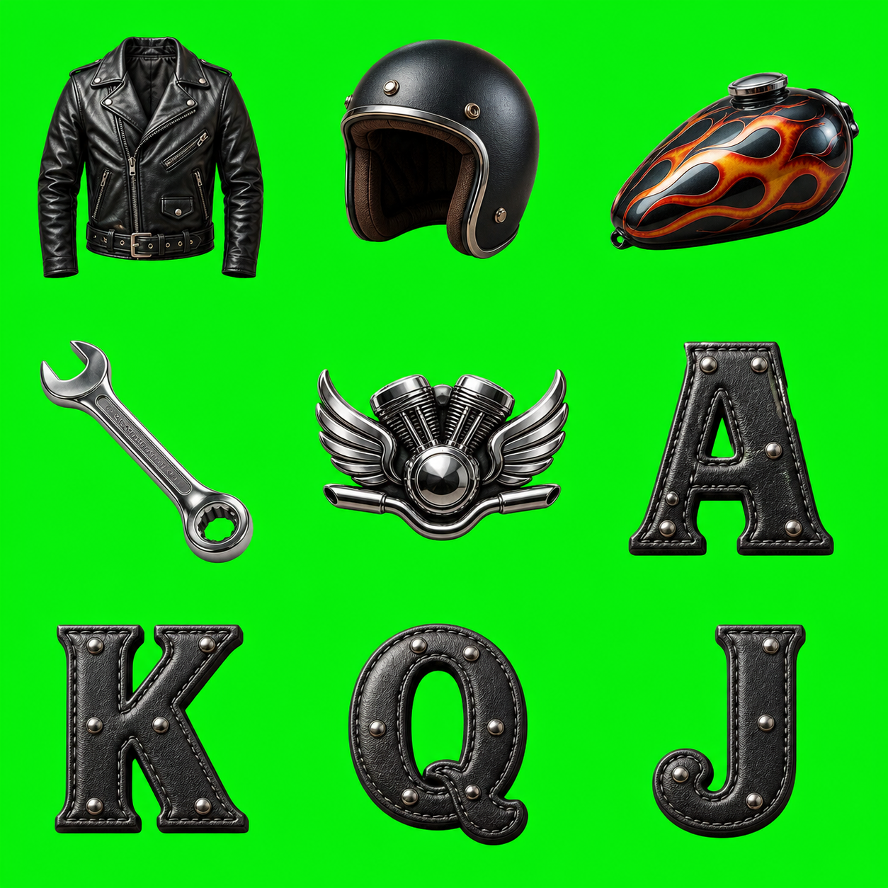 Chrome Thunder original symbol sheet