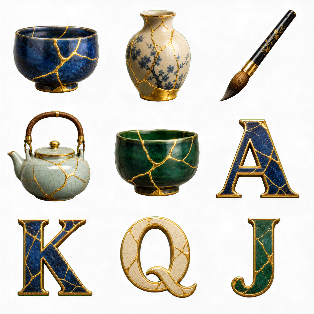 Golden Repair original symbol sheet
